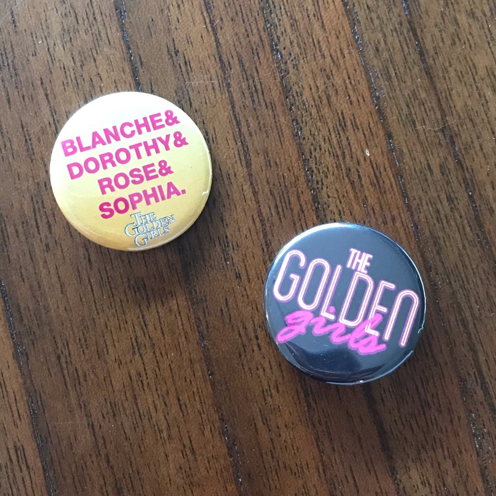 The Golden Girls Buttons